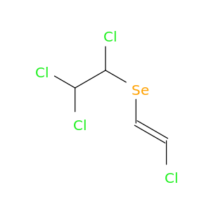 Ethene, 1-chloro-2-[(1,2,2-trichloroethyl)seleno]-, (1E)-