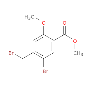 methyl 5-bromo-4-(bromomethyl)-2-methoxybenzoate