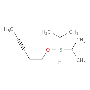 Silane, bis(1-methylethyl)(3-pentynyloxy)-