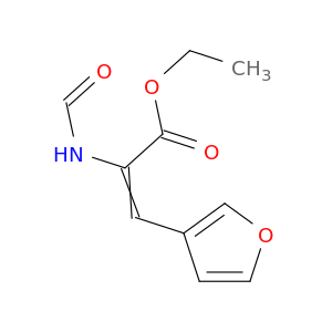 2-Propenoic acid, 2-(formylamino)-3-(3-furanyl)-, ethyl ester