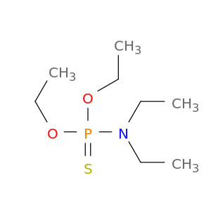 N-diethoxyphosphinothioyl-N-ethyl-ethanamine