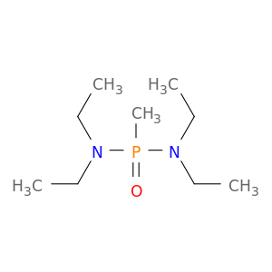 Phosphonic diamide, N,N,N',N'-tetraethyl-P-methyl-