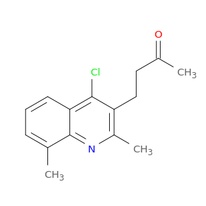 4-(4-Chloro-2,8-dimethylquinolin-3-yl)butan-2-one