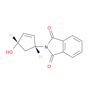 1H-Isoindole-1,3(2H)-dione, 2-[(1R,4S)-4-hydroxy-2-cyclopenten-1-yl]-