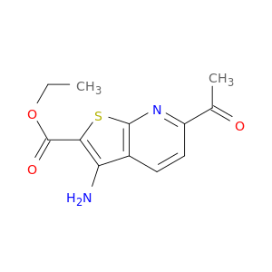 6-乙酰基-3-氨基噻吩[2,3-B]吡啶-2-羧酸乙酯