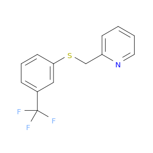 Pyridine, 2-[[[3-(trifluoromethyl)phenyl]thio]methyl]-