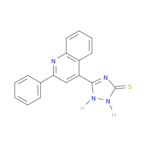 3H-1,2,4-Triazole-3-thione, 1,2-dihydro-5-(2-phenyl-4-quinolinyl)-