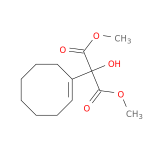 Propanedioic acid, 2-cycloocten-1-ylhydroxy-, dimethyl ester
