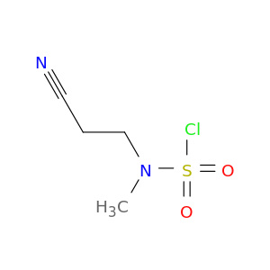 3-[(Chlorosulfonyl)(methyl)amino]propanenitrile