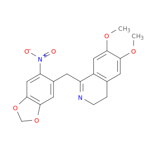 Isoquinoline,3,4-dihydro-6,7-dimethoxy-1-[(6-nitro-1,3-benzodioxol-5-yl)methyl]-