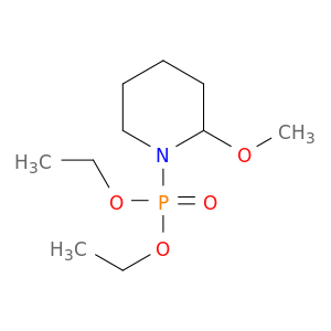 Phosphonic acid, (2-methoxy-1-piperidinyl)-, diethyl ester