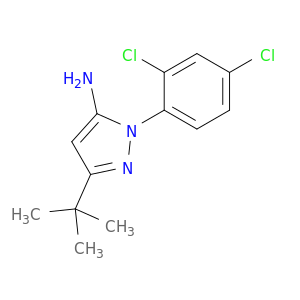 3-(tert-Butyl)-1-(2,4-dichlorophenyl)-1H-pyrazol-5-amine