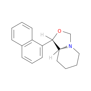 3H-Oxazolo[3,4-a]pyridine, hexahydro-1-(1-naphthalenyl)-, cis-
