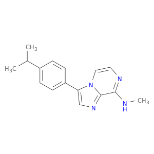 Imidazo[1,2-a]pyrazin-8-amine, N-methyl-3-[4-(1-methylethyl)phenyl]-