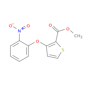 METHYL 3-(2-NITROPHENOXY)-2-THIOPHENECARBOXYLATE
