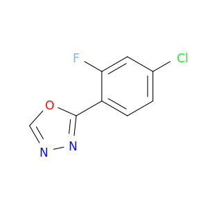 2-(4-Chloro-2-fluorophenyl)-1,3,4-oxadiazole