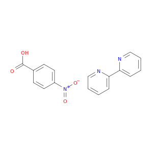 Benzoic acid, 4-nitro-, compd. with 2,2'-bipyridine (1:1)