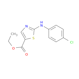 5-Thiazolecarboxylicacid, 2-[(4-chlorophenyl)amino]-, ethyl ester