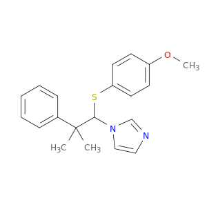1H-Imidazole, 1-[1-[(4-methoxyphenyl)thio]-2-methyl-2-phenylpropyl]-