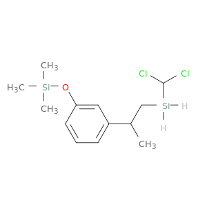 Silane, [3-[2-(dichloromethylsilyl)-1-methylethyl]phenoxy]trimethyl-