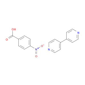 Benzoic acid, 4-nitro-, compd. with 4,4'-bipyridine (1:1)