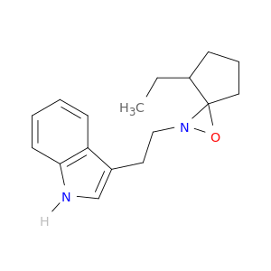 1-Oxa-2-azaspiro[2.4]heptane, 4-ethyl-2-[2-(1H-indol-3-yl)ethyl]-