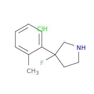 3-fluoro-3-(2-methylphenyl)pyrrolidine Hydrochloride