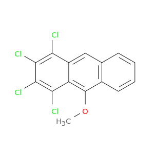 Anthracene, 1,2,3,4-tetrachloro-9-methoxy-