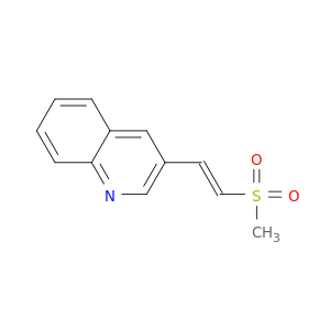 Quinoline, 3-[(1E)-2-(methylsulfonyl)ethenyl]-