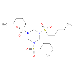 1,3,5-Triazine, hexahydro-1,3,5-tris(pentylsulfonyl)-
