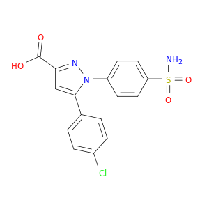 5-(4-氯苯基)-1-(4-氨磺酰苯基)-1H-吡唑-3-羧酸