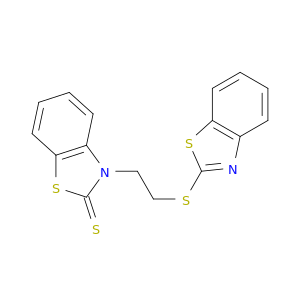 2(3H)-Benzothiazolethione, 3-[2-(2-benzothiazolylthio)ethyl]-
