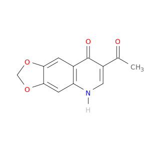1,3-Dioxolo(4,5-g)quinolin-8(5H)-one, 7-acetyl-