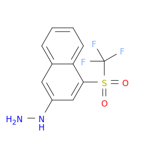 Hydrazine, [4-[(trifluoromethyl)sulfonyl]-2-naphthalenyl]-