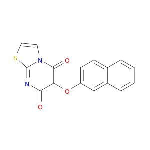 5H-Thiazolo[3,2-a]pyrimidine-5,7(6H)-dione, 6-(2-naphthalenyloxy)-