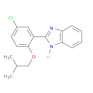 1H-Benzimidazole, 2-[5-chloro-2-(2-methylpropoxy)phenyl]-
