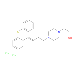 2-{4-[3-(9h-thioxanthen-9-ylidene)propyl]piperazin-1-yl}ethanol dihydrochloride