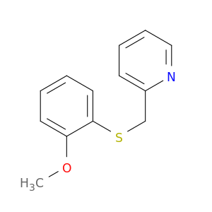 Pyridine, 2-[[(2-methoxyphenyl)thio]methyl]-