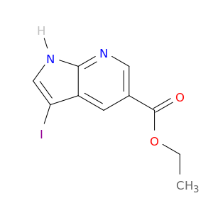 1H-Pyrrolo[2,3-b]pyridine-5-carboxylic acid, 3-iodo-, ethyl ester