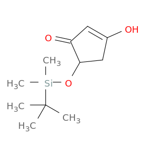 2-Cyclopenten-1-one, 5-[[(1,1-dimethylethyl)dimethylsilyl]oxy]-3-hydroxy-