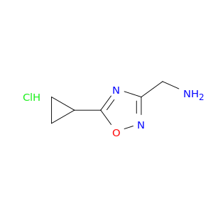 [(5-Cyclopropyl-1,2,4-oxadiazol-3-yl)methyl]amine hydrochloride