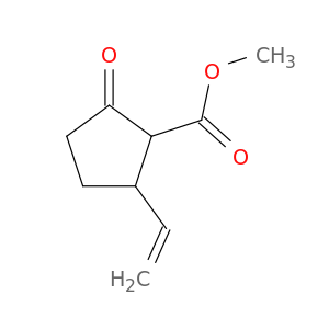 Cyclopentanecarboxylic acid, 2-ethenyl-5-oxo-, methyl ester