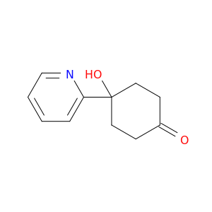 Cyclohexanone, 4-hydroxy-4-(2-pyridinyl)-