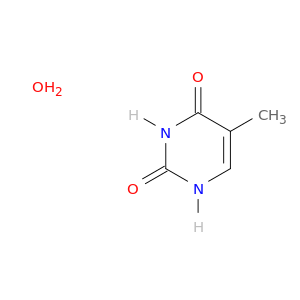 2,4(1H,3H)-Pyrimidinedione, 5-methyl-, monohydrate
