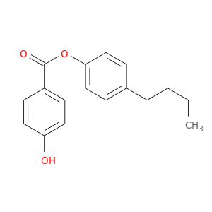 Benzoic acid, 4-hydroxy-, 4-butylphenyl ester