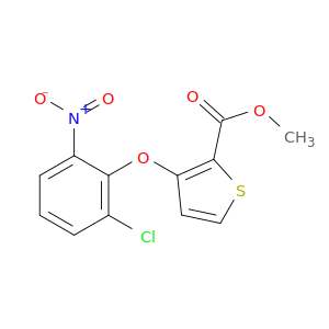 METHYL 3-(2-CHLORO-6-NITROPHENOXY)-2-THIOPHENECARBOXYLATE