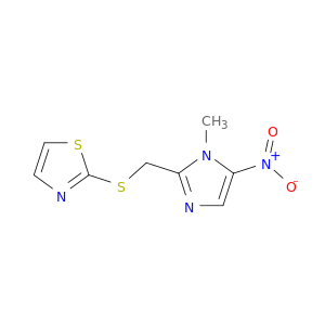 Thiazole, 2-[[(1-methyl-5-nitro-1H-imidazol-2-yl)methyl]thio]-