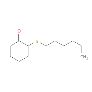 Cyclohexanone, 2-(hexylthio)-