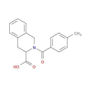 1,2,3,4-四氢-2-(4-甲基苯甲酰基)-3-异喹啉羧酸