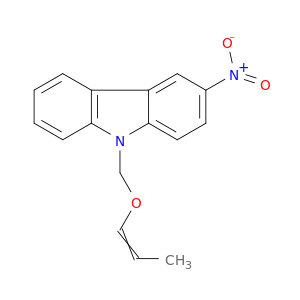 9H-Carbazole, 3-nitro-9-[(1-propenyloxy)methyl]-
